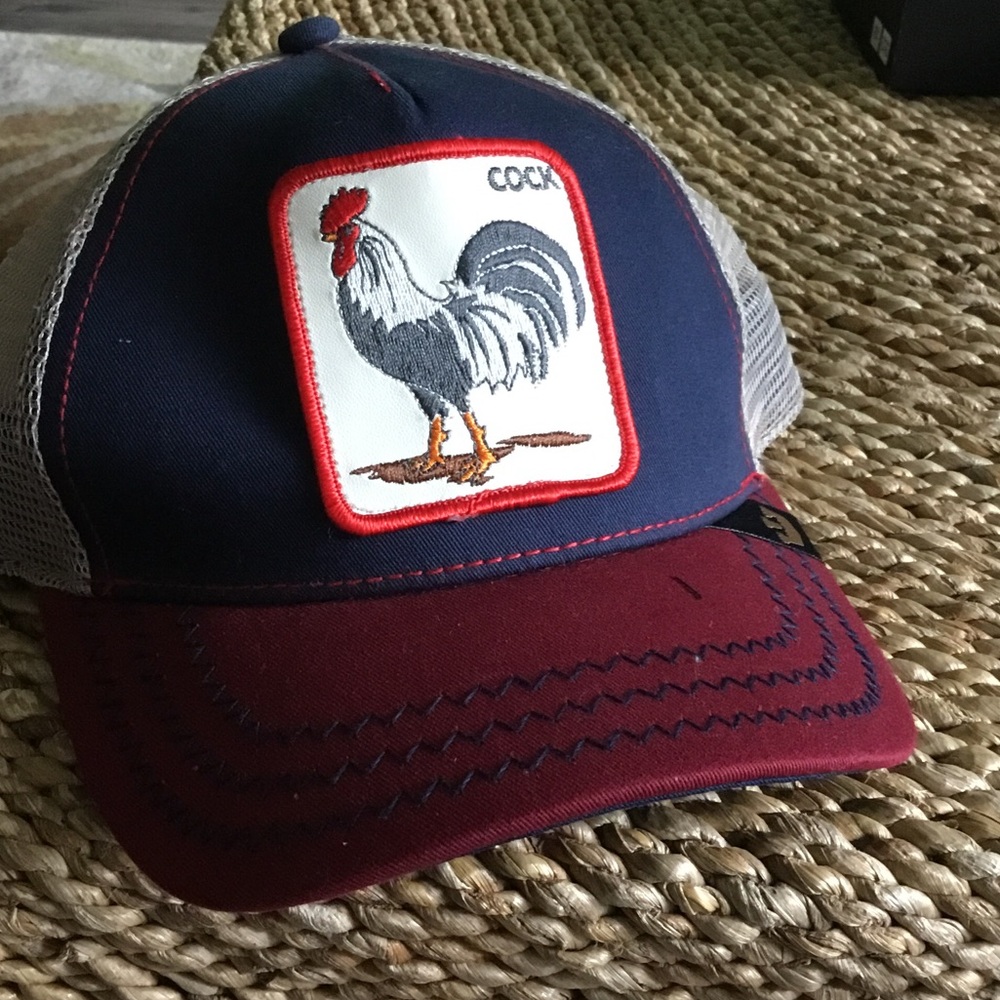 Goodwin Bros rooster trucker hat OSFA